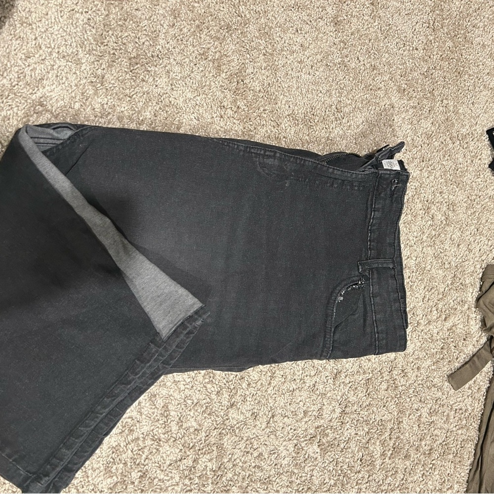 Black Denim Jean skirt